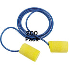 3M Ear Plugs, E-A-R Classic 311-1101, 200 Pairs of Disposable Earplugs, 1 Pair/Poly Bag, Corded, Noise Reduction Rating 29 dB NR