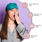 20 Pieces Silk Sleep Mask Eye Mask with Adjustable Strap Sleeping Cover Eye Cover Blindfold for Women Men Sleeping Travel(Multic