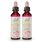 Bach Original Flower Remedies, Star of Bethlehem - 20mL Dropper, Pack of 2 - Neutralize Grief - Natural Homeopathic Flower Essen
