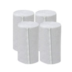 Nexskin 4 Letex Free Bandges - Comfort Elastic Bandage with Single Hook & Loop Closure - White, 4 Pack