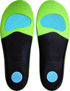 KidSole Stealth Fighter: High Arch Support Insole. Slim Profile, Strong Arch, Soft Memory Foam Top & Lightweight Design. Inward/