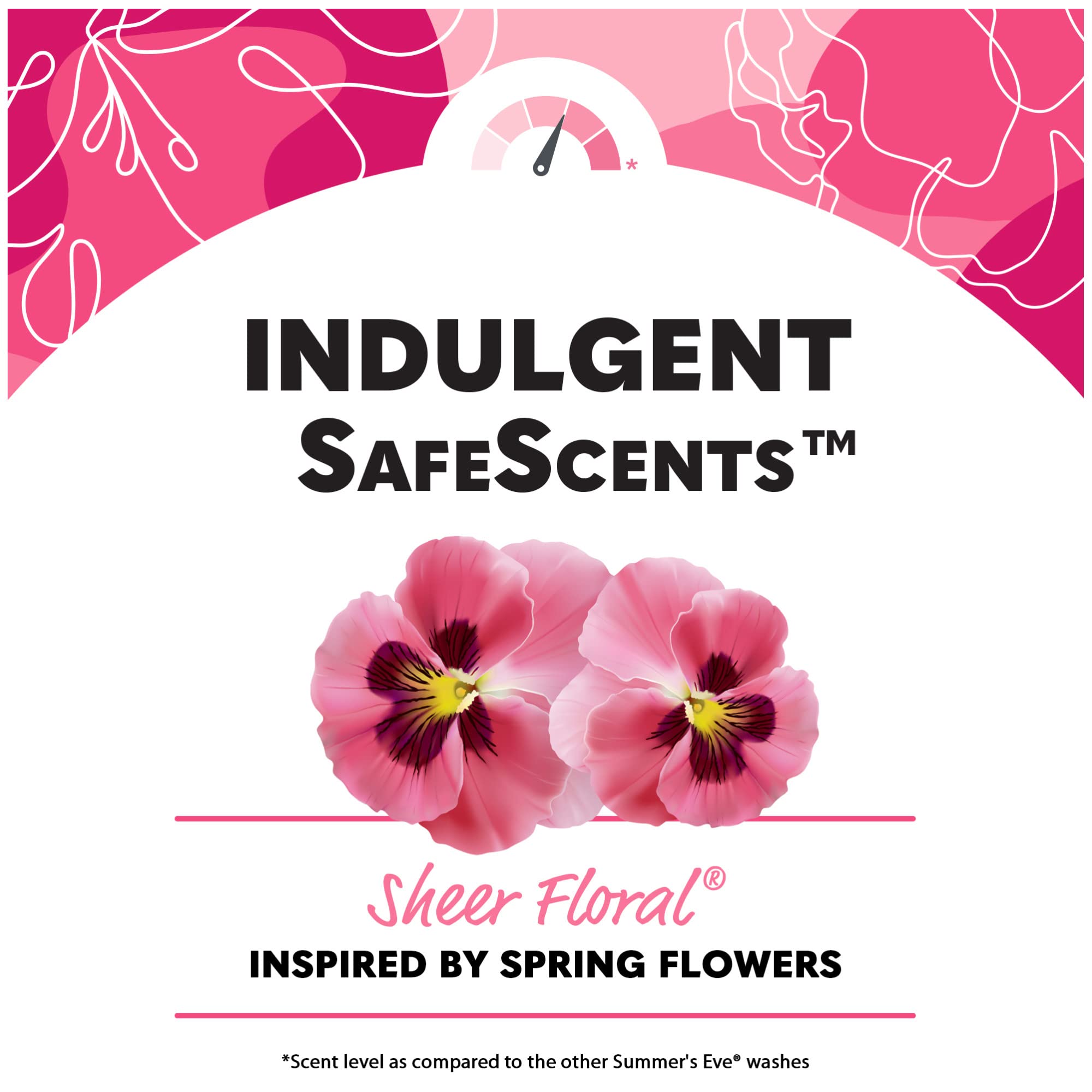 Summer's Eve Freshening Spray | Sheer Floral| 2 oz Size | Pack of 6 | pH Balanced, Dermatologist & Gynecologist Tested