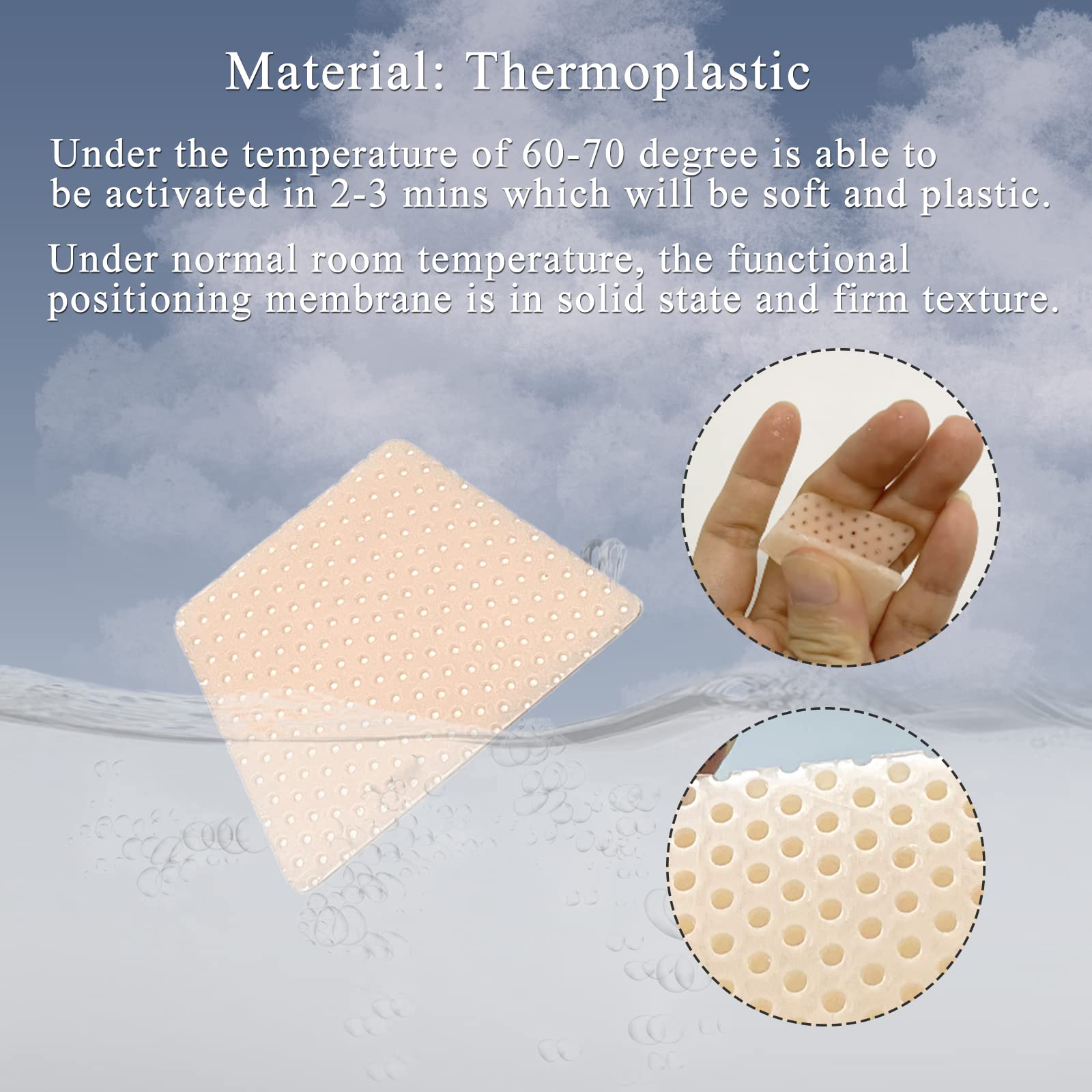 CHOYTONG Thermoplastic Nasal Splints - Nose External Support Protector for Nose Brace Fracture, Rhinoplasty Septoplasty Surgery,