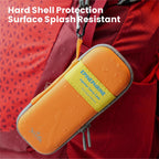 weefla Empty Hard-Shell Carry Case for EpiPen, Ultra Slim Holder for 2 Epi Pen Auto-Injectors, High-Visibility, Splash Resistant