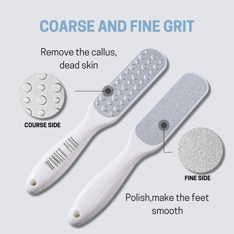 Callus Remover Foot File- Three Minutes Quick Fix- Foot File Rasp, Heels Callus Scrubber File - Home Spa Pedicure. Wonder Pedi