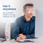 Luminette 3 Light Therapy Glasses - Wearable Happy Lamp - Natural Relief for Sleep Problems, Seasonal Mood Disorders and Jet lag