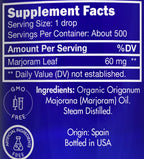 Organic, Marjoram Essential Oil, Food Grade - 100% Pure, Sweet Marjoram Essential Oil, by Zongle Therapeutics, 1 OZ