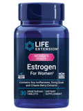 Life Extension Estrogen for Women, Helps Relieve hot Flashes and Night Sweats, Soy isoflavones, Norway Spruce Extract, chasteber