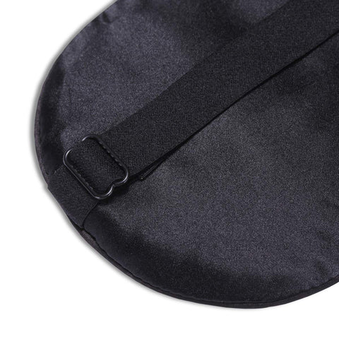 Alaska Bear Organic Silk Sleep Mask Cool Super Smooth Eye Cover Genuine Mulberry Silk Face Skin Care, Soft Filling, Lightweight 