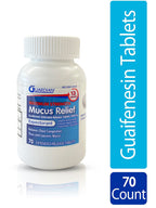 Guardian Mucus Relief 12 Hour (70 Count) Extended Release Guaifenesin, 1200mg Maximum Strength, Chest Congestion Expectorant Tab