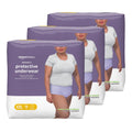 Amazon Basics Incontinence Underwear for Women, Protective, Disposable, Postpartum, Maximum Absorbency, XX-Large, Lavender, 42 C