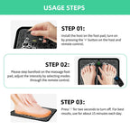 airgoal EMS Foot Massager, MHD TENS Transcutaneous Electrical Nerve Stimulator (TENS), Powered Musele Stimulator (PMS), 12 Opera