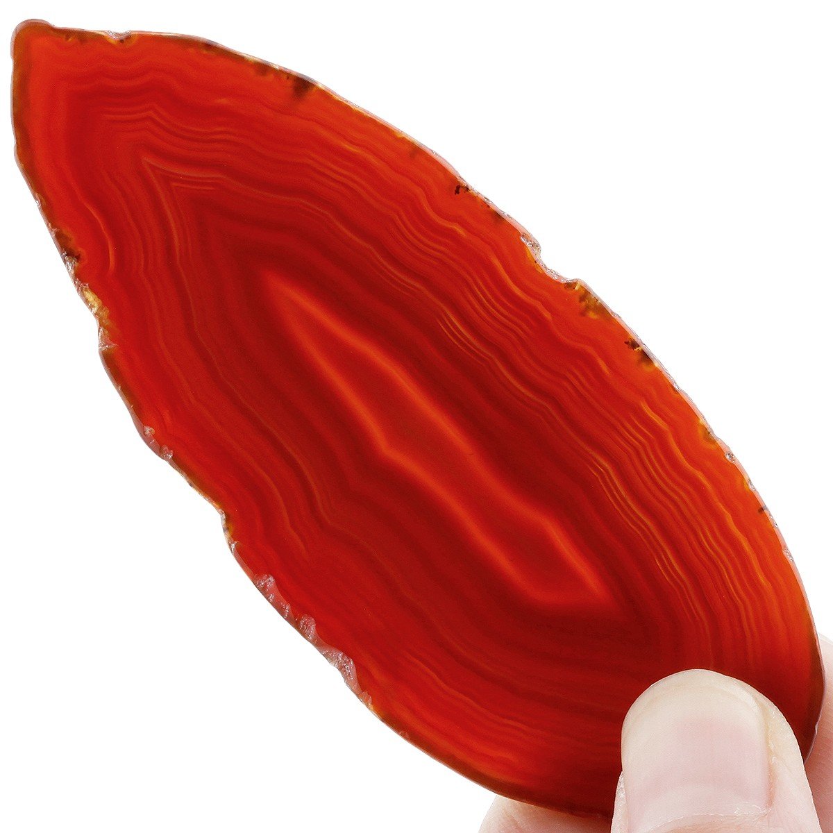Rockcloud 10 Pcs Agate Light Table Slices, Healing Crystals Geode Stones,Irregular Home Decoration Jewelry Making,Red
