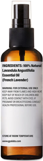 Gya Labs Lavender Hydrosol Spray for Skin - Lavender Pillow Spray for Sleeping, 100% Pure Natural, Face & Pillow Mist, Body Spra
