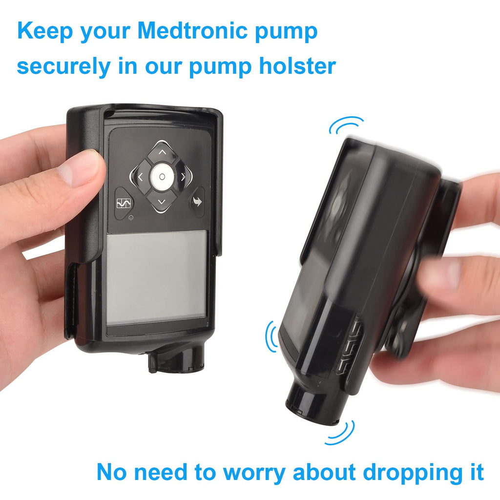 360 Rotating Insulin Pump Holder Fit for Medtronic MiniMed 780G, 670G, 770G, 630G, 640G Pumps,Insulin Pump Case Clip for Medtron