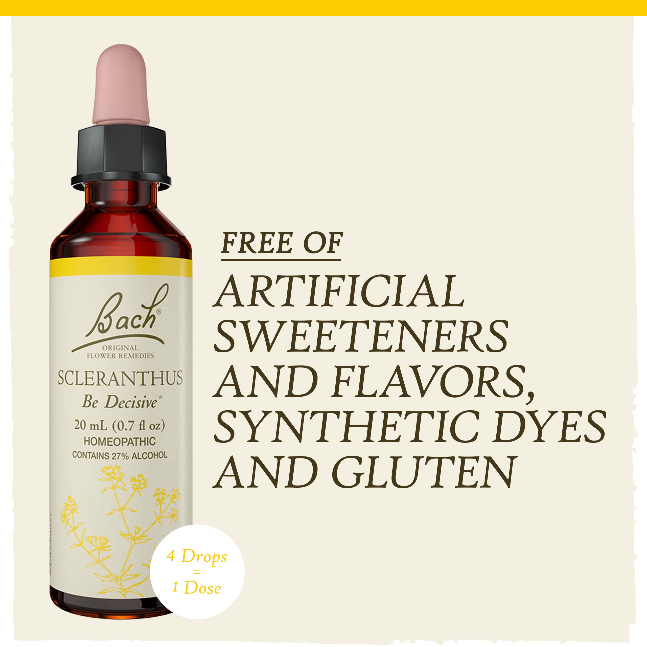 Bach Original Flower Remedies, Scleranthus for Decisiveness and Certainty, Natural Homeopathic Flower Essence, Holistic Wellness