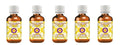 dve herbes Pure Lemongrass Essential Oil (Cymbopogon citratus) Steam Distilled (Pack of Five) 100ml X 5 (16.9 oz)