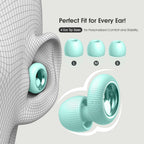 Vosaf Ear Plugs for Sleeping Noise Cancelling, Soft Ear Plugs for Concert, 45dB Reusable Ear Plugs for Noise Reduction with 8 Ea