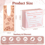 Maitys 200 Pcs Disposable Bags for Sanitary Pads Personal Care Disposal Bags Fragrance Small Discreet Diaper Sacks for Tampons,