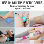 LITLUCIS Lacrosse Ball Muscle Massage Ball Massage Lacrosse Ball 3 Piece Set. for Myofascial Release, Trigger Point Therapy, Mus