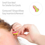 HONEYWELL LL-1 Howard Leight LL-1 Laser Lite Disposable Uncorded Foam Earplugs, Polycarbonate Foam, Standard, Red and Yellow (Pa