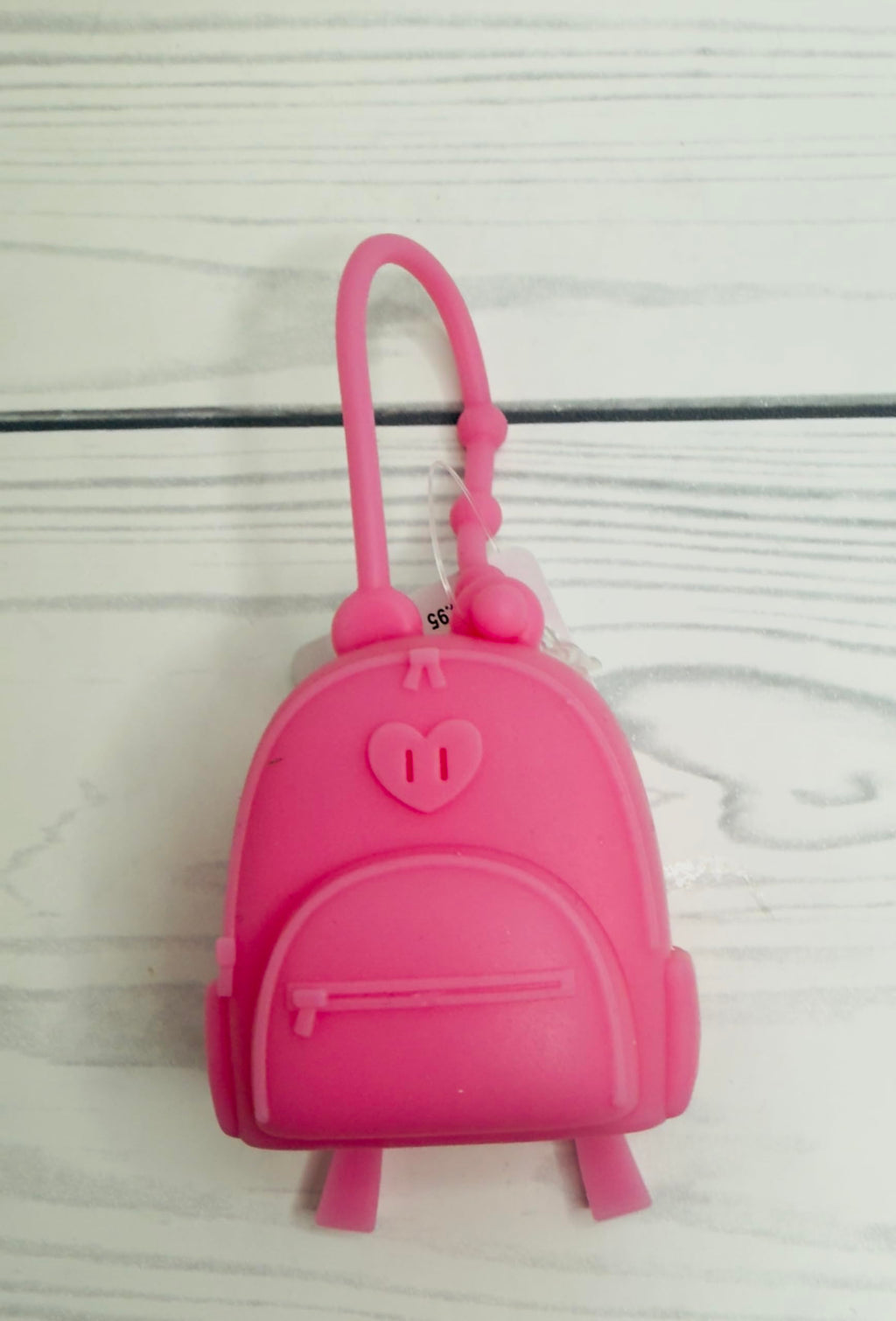 Bath and Body Works Pink Heart Backpack Pocketbac Hand Sanitzer Holder