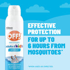 OFF! Insect Repellent Aerosol for Adults & Kids, Fragrance-Free Bug Spray for Everyday Protection from Mosquitoes, 5 oz