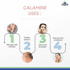 MYOC Calamine Powder | Cosmetic Grade Powder for Skin, Soap Making, and Itching - 200g / 7.05 Oz (Pack of 2)