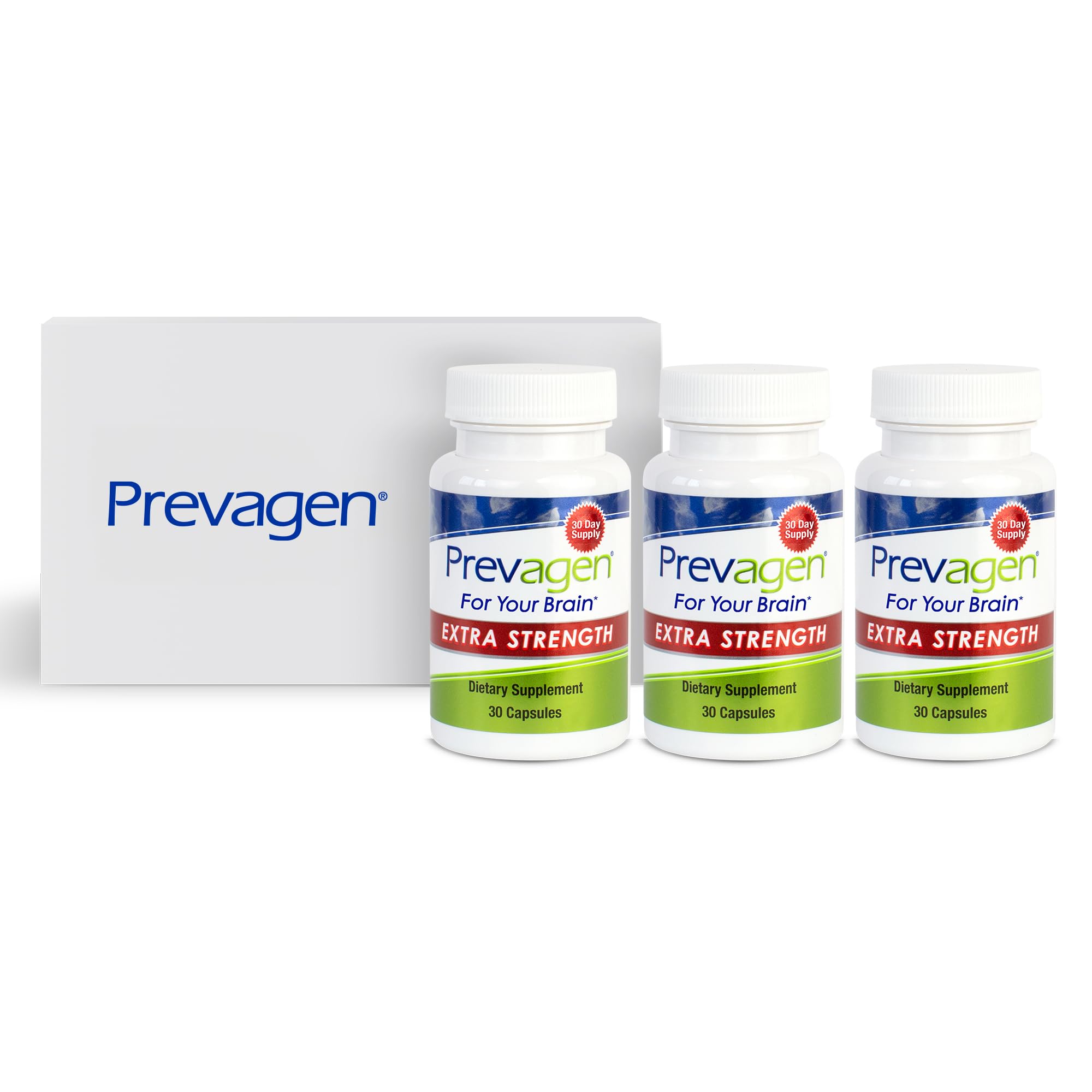 Prevagen Extra Strength , 60 Capsules For Your Brain, 2 Month Supply, 20mg Apoaequorin, 50mcg Vitamin D3