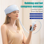 TLINNA Head Massager,Scalp Massager,Relief Headaches,Fatigue,Stress,Sleep aid,Hangover with Airbag Kneading,Constant Temperature