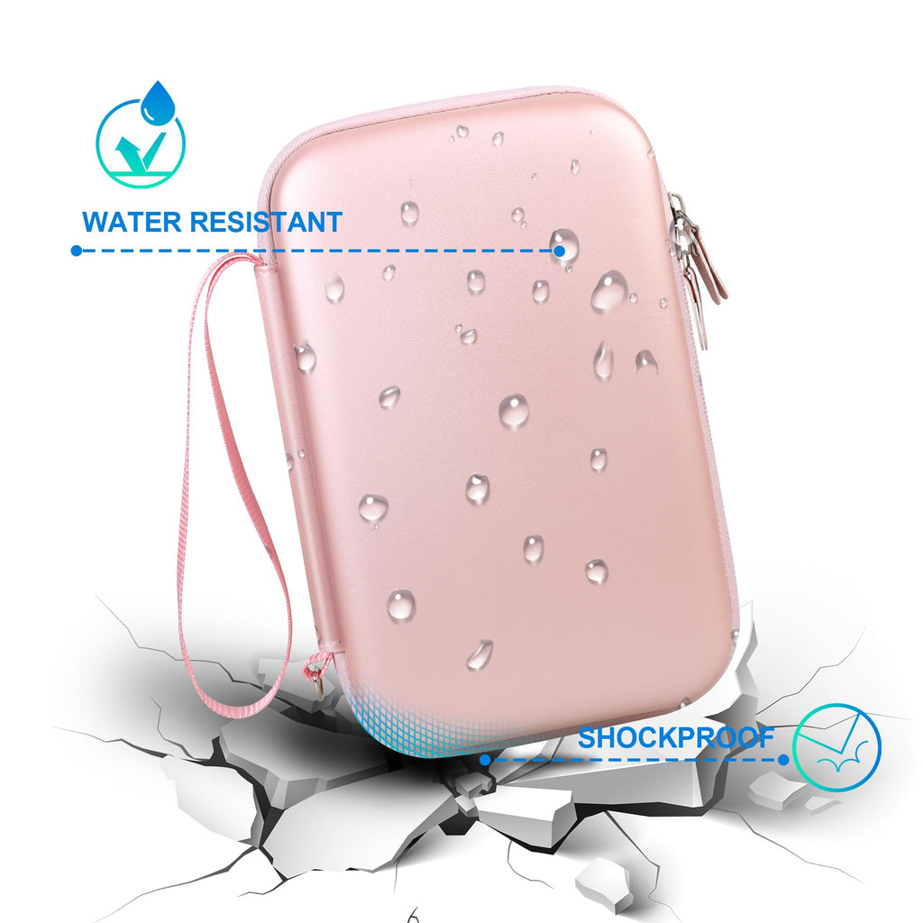 BOVKE Glucose Monitor Case - Diabetic Supply Travel Case for Glucose Meter, Blood Sugar Test Strips, Lancets, Needles, Insulin P