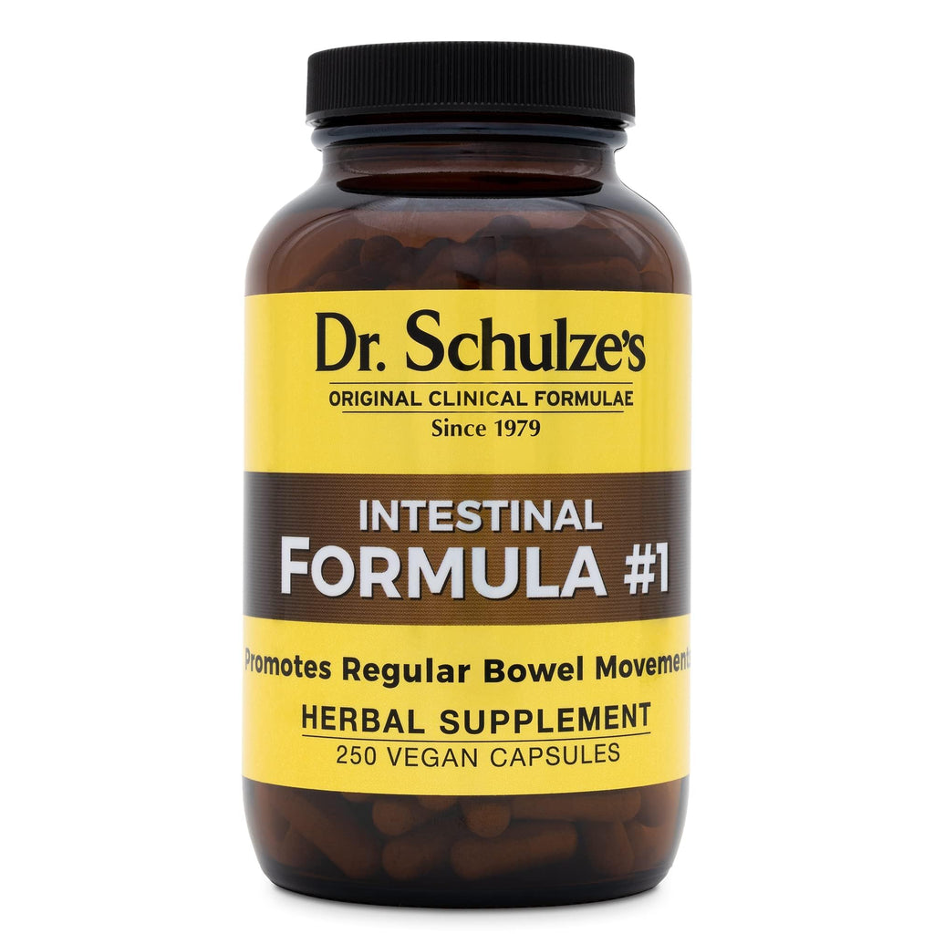 Dr. Schulzes Intestinal Formula #1 | All Natural Bowel Cleanse | Promotes Regular Bowel Movements | Improves Detoxification | S