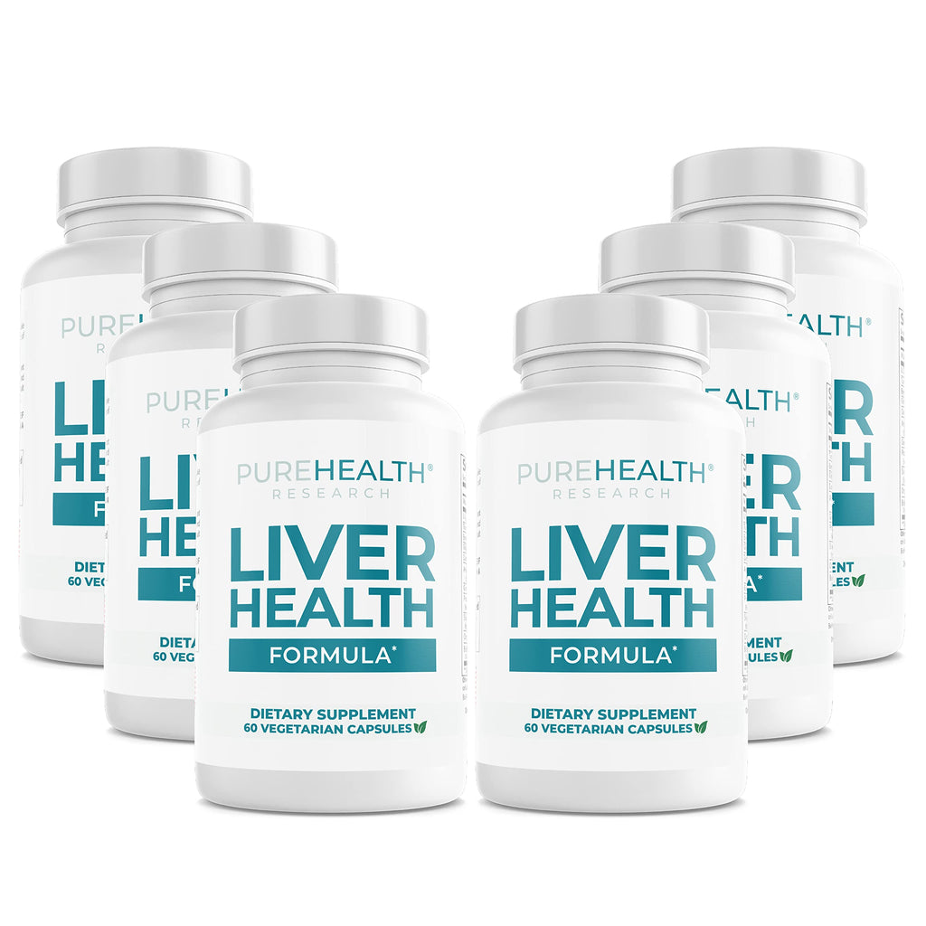 PureHealth Research Liver Health - Milk Thistle, Detox & Cleanse Repair Formula