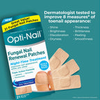 Opti-Nail Fungal Nail Renewal Patches, Night-Time Treatment Improves Nail Appearance While You Sleep, 21 Patches