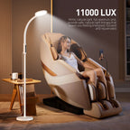 FBBJFF Light Therapy Lamp 11000 Lux, LED UV-Free Sunlight Lamp,Full Spectrum Happy Therapy Lamp with 10 Adjustable Brightness Le