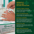 Value Aid Assorted Fabric Plasters - Box of 100