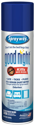 Sprayway SW003R Good Night Aerosol Spray, 16 oz