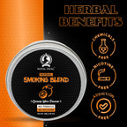 Royal Swag Ayurvedic Herbal Mixture 100% Tobacco-Free and Nicotine-Free Smoking Blend 30 g/1.0 oz (Container) | Orange Mint Flav