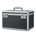 HEWEI WORKS Large capacity Locking Box,Lockable Medication Box with Portable Storage Case, 15 x 8.7 x 9.3 Inch, Childproof Medic