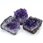 Nvzi Amethyst Crystal Rock, Real Amethyst Stone, Natural Purple Crystals and Healing Stones, Amathesis Crystal Cluster Geode, Am