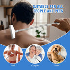 Snowyee Oversized Back Scratcher Detachable Backscratchers Extendable with Extra Large Wide Variety Heads for Women Men for Scra