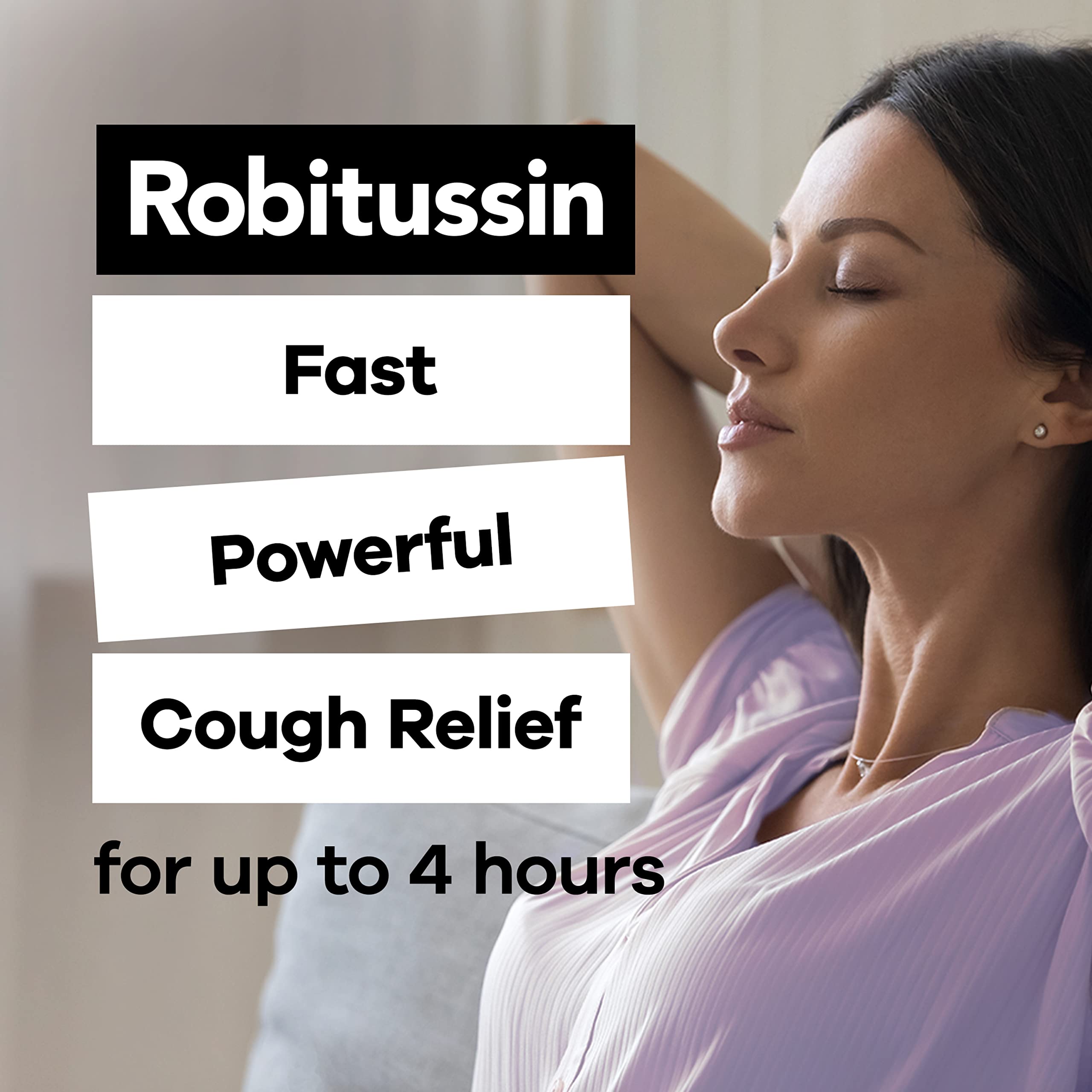Robitussin Maximum Strength Elderberry Cough Plus Chest Congestion DM, Cough Suppressant for Adults, Providing Liquid Cough and