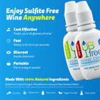 UBfree Wine Drops - 4pk Red & White - Removes Sulfites and Histamines from Red and White Wines | Naturally Eliminate Wine Headac