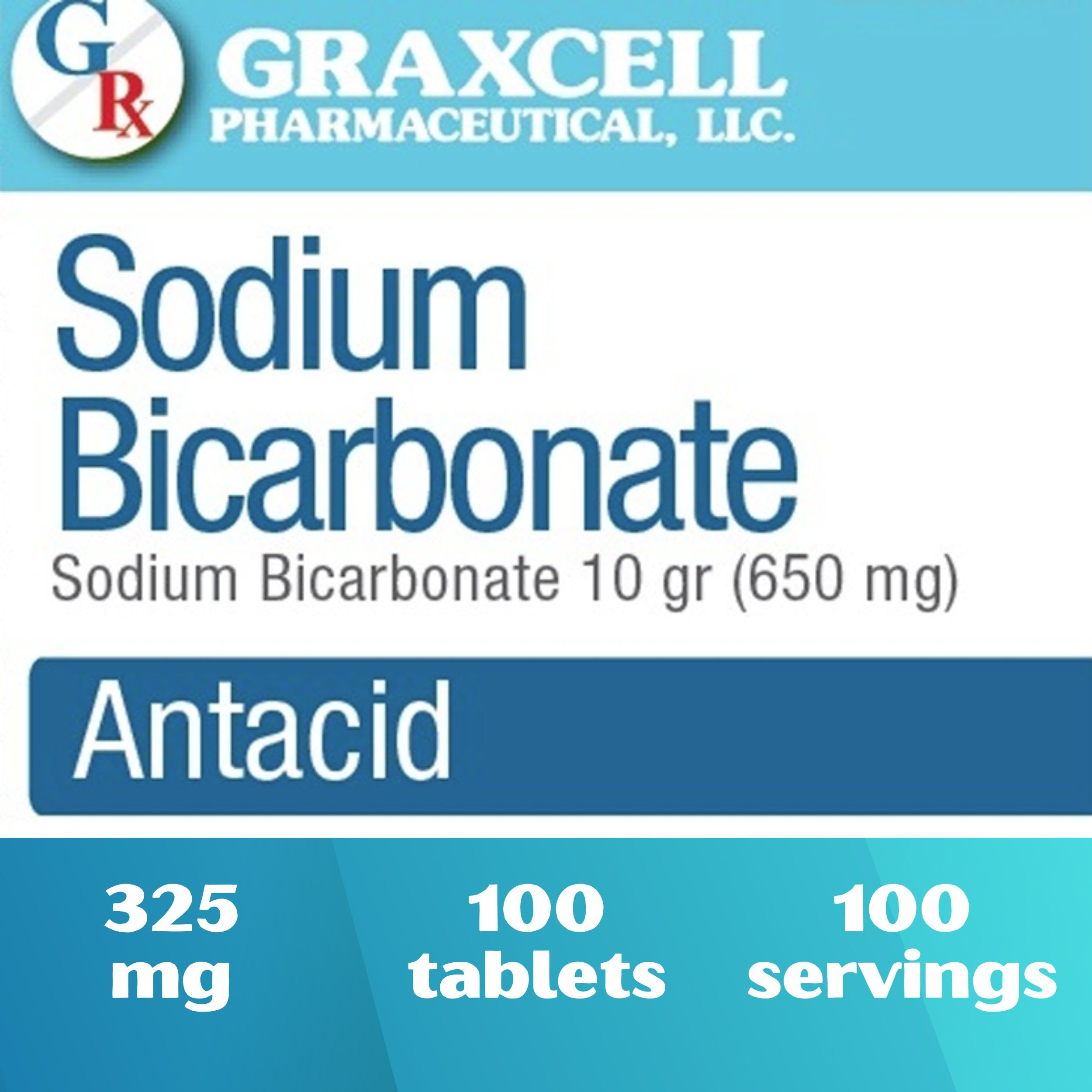 Graxcell Sodium Bicarbonate 325 MG 100 Count