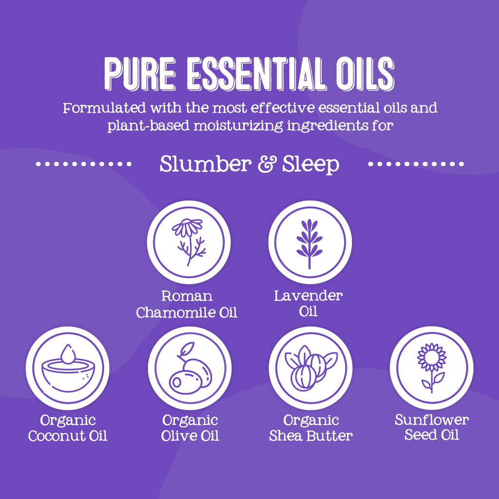 Oilogic Slumber & Sleep Chest Vapor Rub Essential Oil for Babies & Toddlers - Gentle Essential Oils Soothe & Calm The Senses - P