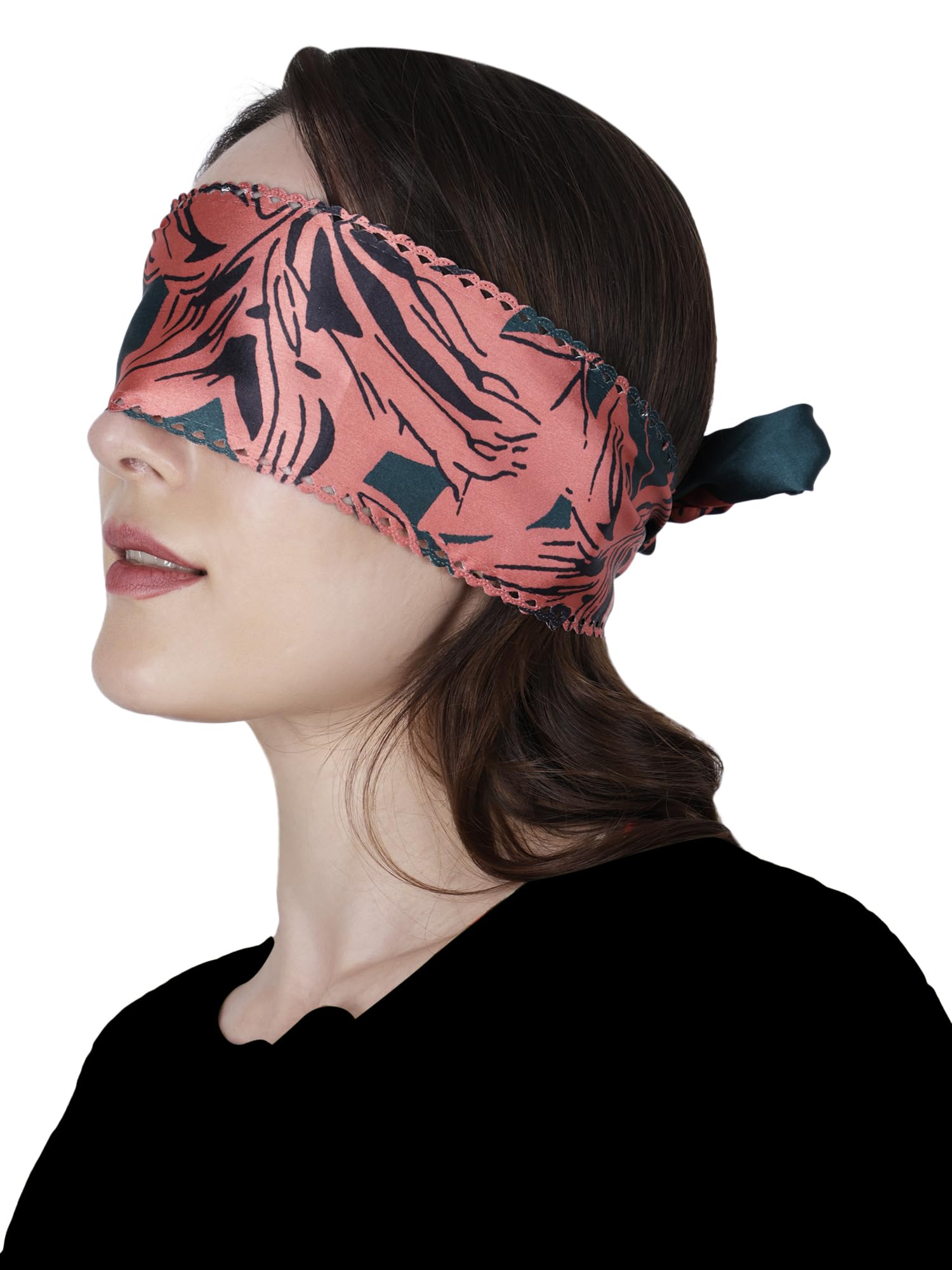 Armoxa Eye Mask For Couple, Light Soft Satin Sleeping Mask, Women Men Sleep Eye Mask Blindfold For Side Sleepers, Eye Cover For 