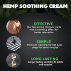 Hemp Cream Maximum Strength (4oz) Hemp Oil & Arnica, Soothes Discomfort on Joint Muscle Shoulder Hip Neck Knee & Back Support. A