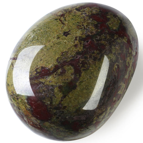 MAIBAOTA 1.6-2.0'' Dragon Stone Large Bloodstone Reiki Natural Tumbled Polished Stones for Energy Witchcraft Therapy Meditation 