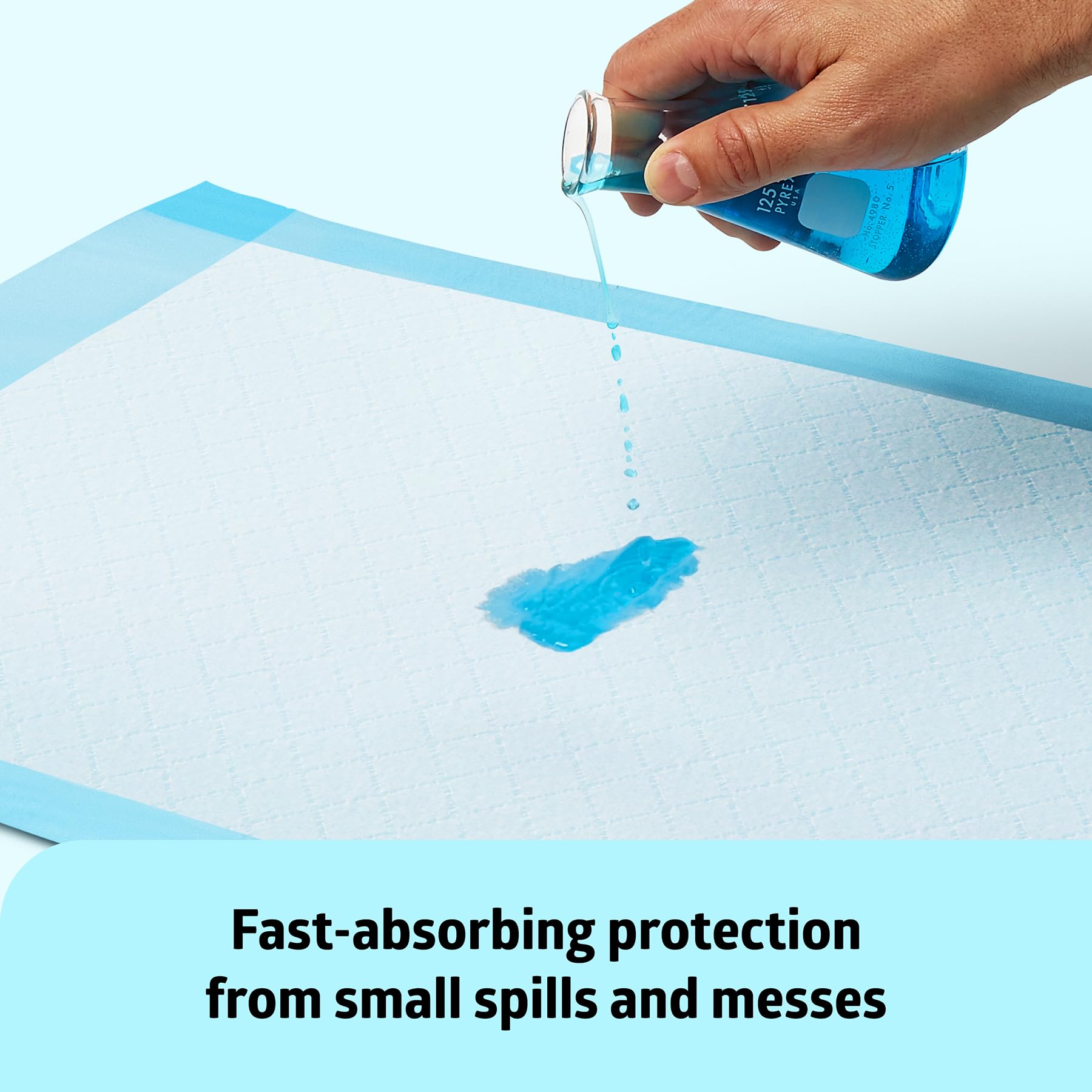 Medline Disposable Chucks Pads, 23 x 36 inches (Pack of 150), Ultra-Light Absorbency Pee Pads for Surface Protection, Disposable