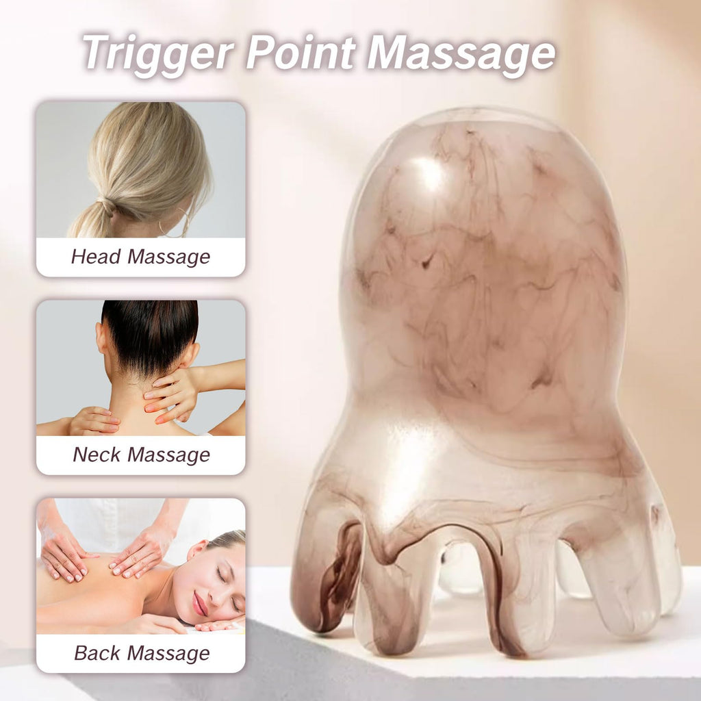 NIIIYTYB 2Pcs Head Massage Tools - Scalp Massager & Acupressure Massager for Deep Relaxation